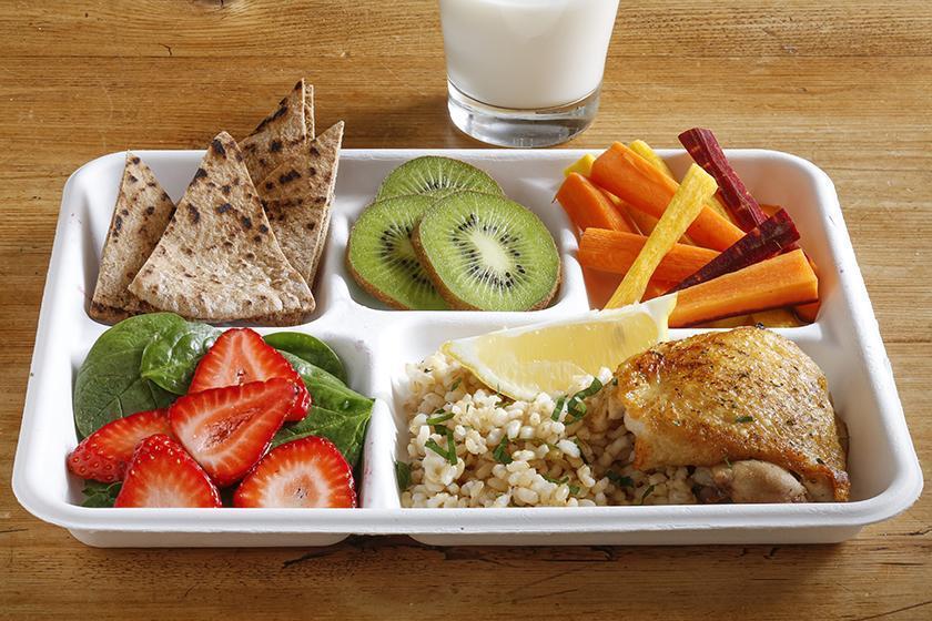 school lunch tray
