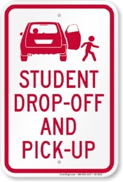 student drop off and pick up 