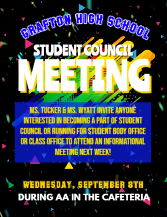 Student Council Meeting 9.8