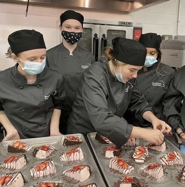 Students Preparing