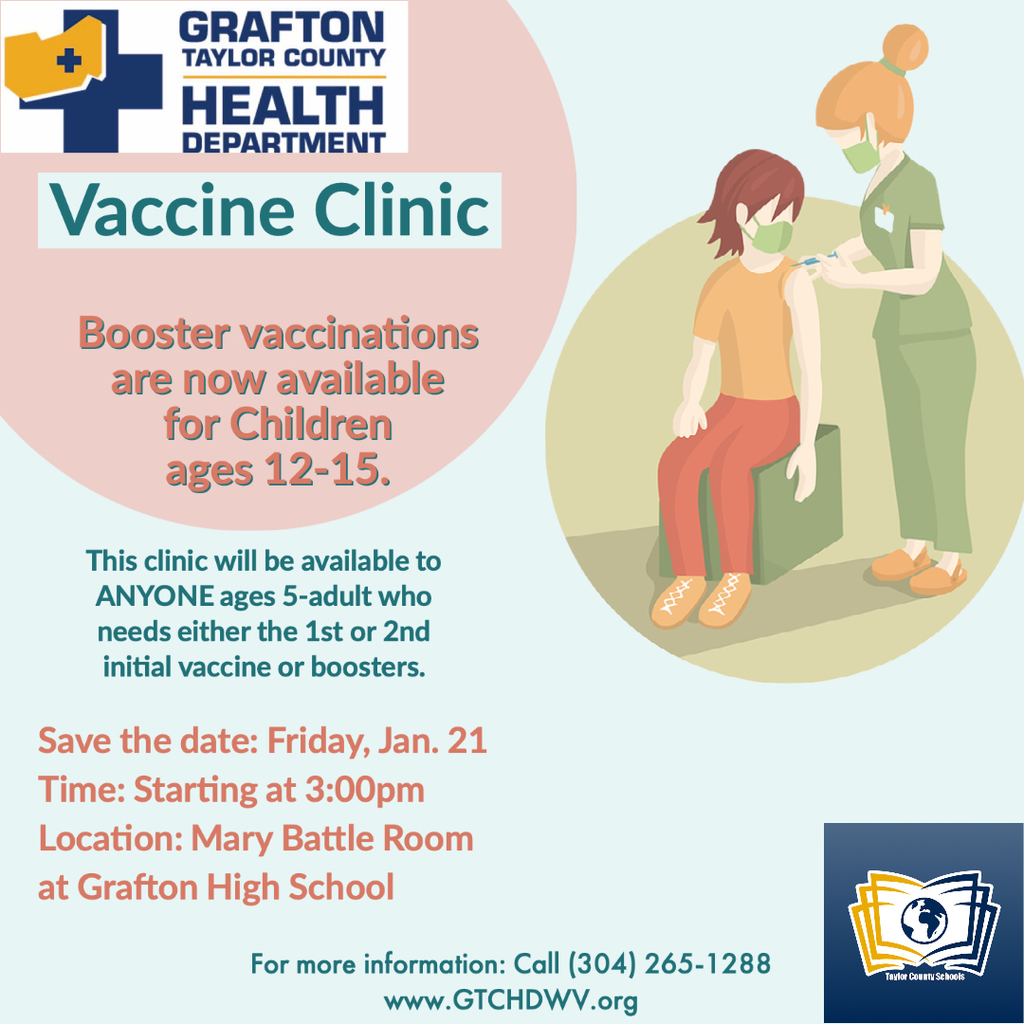 vaccine clinic flyer