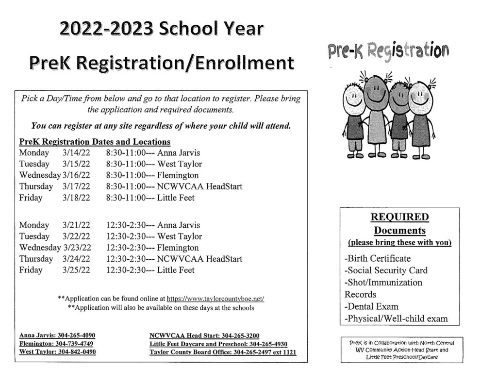 Pre-K Registration