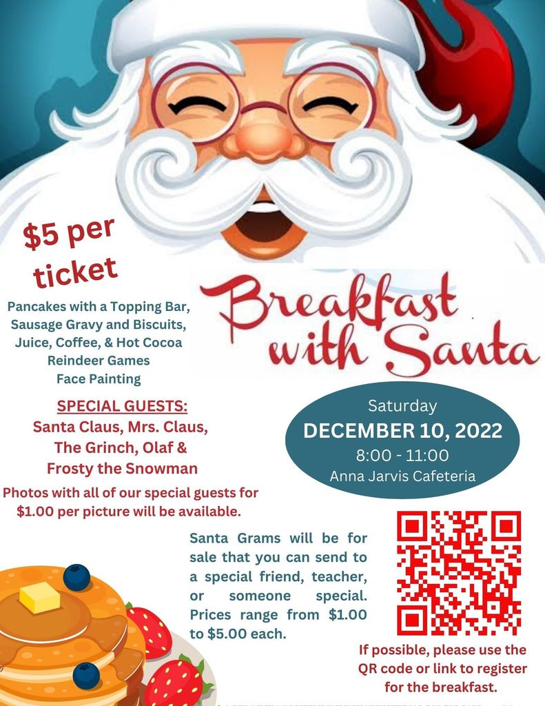 Breakfast with Santa invite