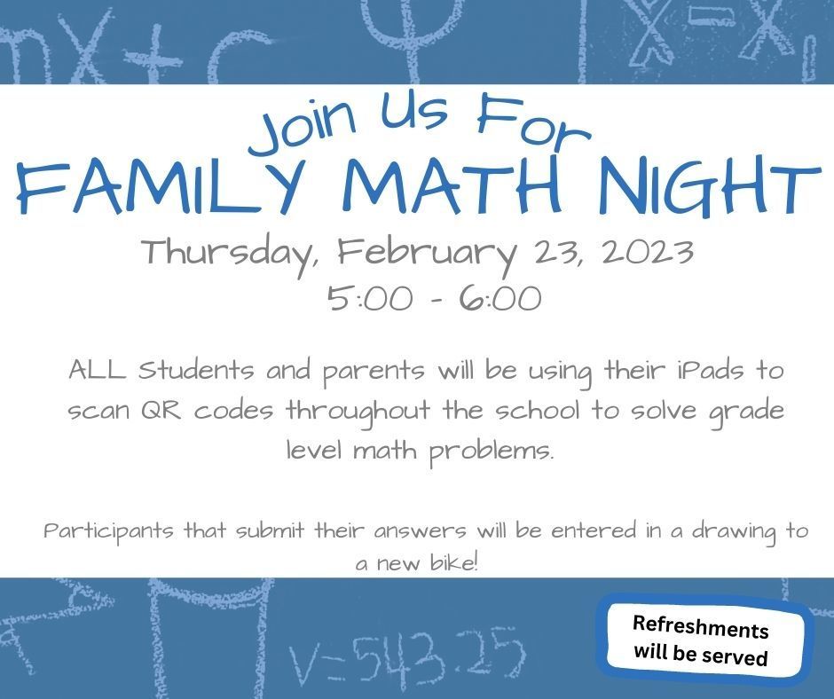 Math Night Flyer