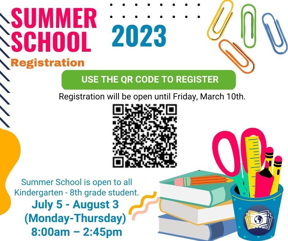 Summer school registration