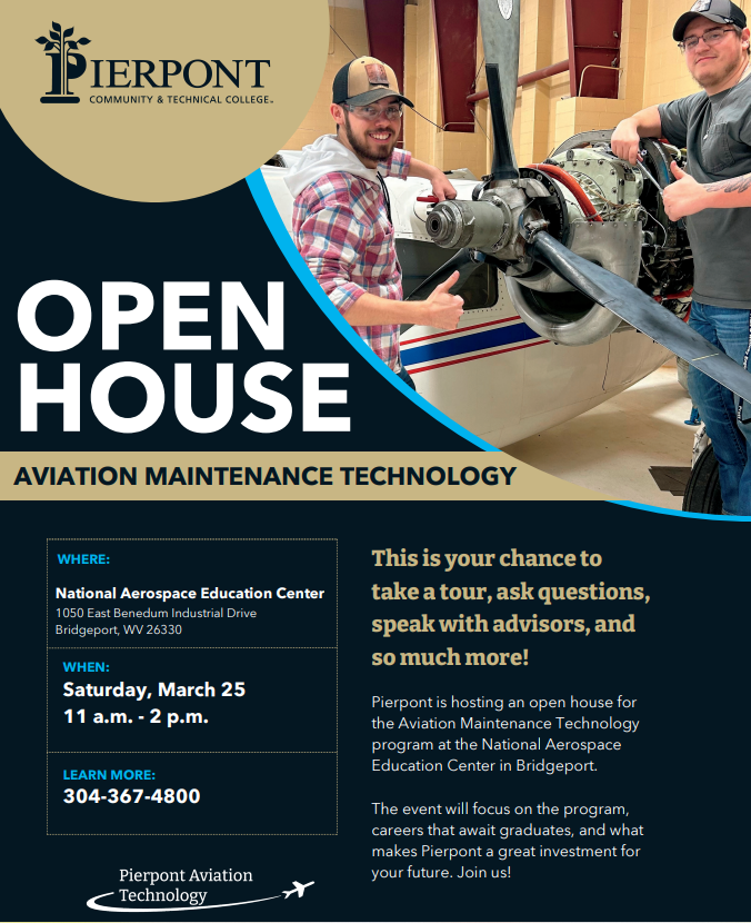 Aviation Maintenance March 25th Open House